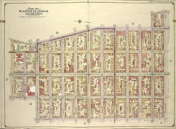 Brooklyn, Vol. 3, Double Page Plate No. 5;Part of Wards 15, 16 & 18, Sections 9
