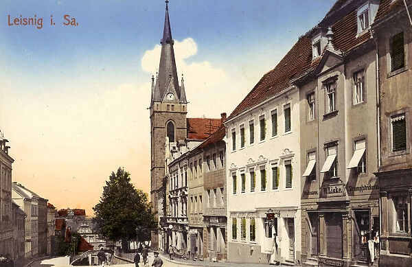 Buildings Leisnig Churches 1912 Landkreis Mittelsachsen
