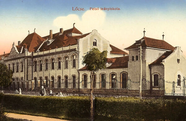 Buildings Levoča Schools 1911 Presov Region