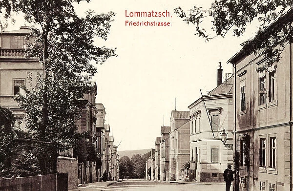 Buildings Lommatzsch 1911 Landkreis MeiBen