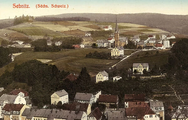 Buildings Sebnitz Churches 1908 Landkreis Sachsische Schweiz-Osterzgebirge