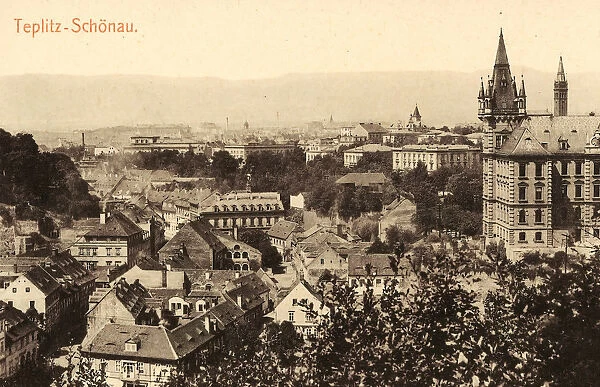 Buildings Teplice 1906 Usti nad Labem Region