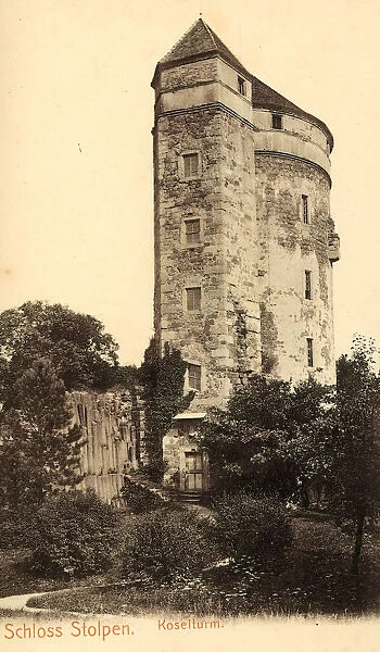 Burg Stolpen 1903 Landkreis Sachsische Schweiz-Osterzgebirge