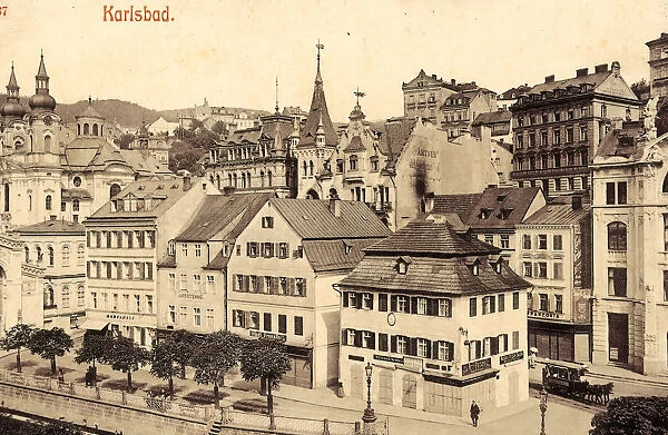 Carriages Karlovy Vary Buildings Ceska sporitelna