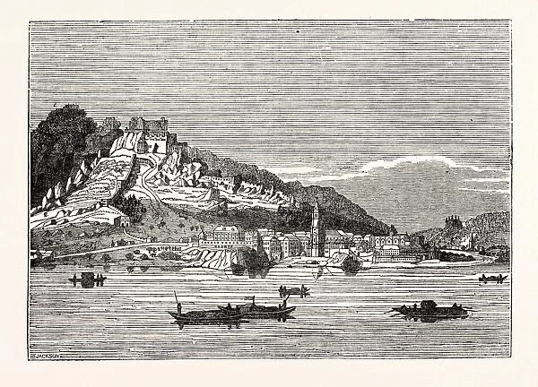 Castle and Village of Durnstein from the Danube