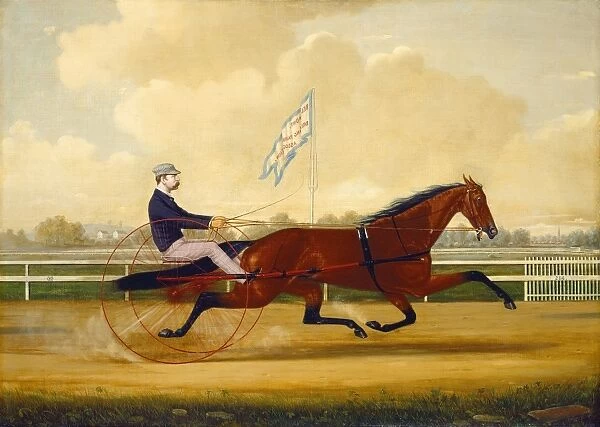 Charles S. Humphreys, Budd Doble Driving Goldsmith Maid at Belmont Driving Park, American