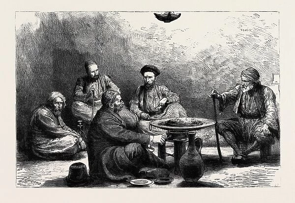 A Christmas Dinner in a Turkish Prison, Constantinople