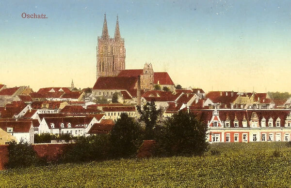 Churches Oschatz Buildings 1911 Landkreis Nordsachsen