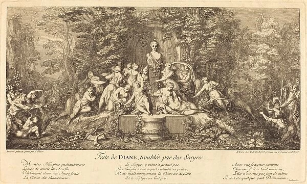 Claude Gillot (French, 1673 - 1722), Feste de Diane, Troublee par des Satyres (Feast
