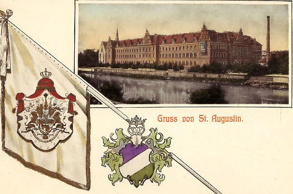 Coats arms Germany Gymnasium St. Augustin zu Grimma