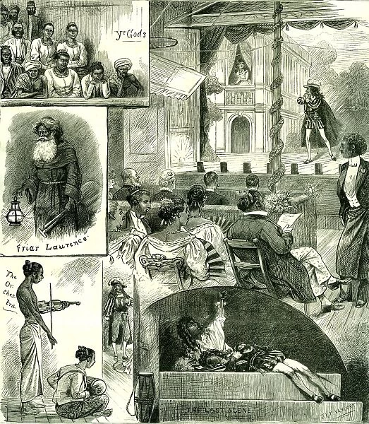 colombo, sri lanka, 1885, vintage, old print, 19th century, victorian, retro, quint
