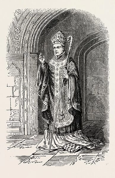 Costume of Bishop of the 14th Century