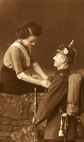 Couples love Germany Flirting 15. Koniglich Sachsisches Infanterie-Regiment Nr