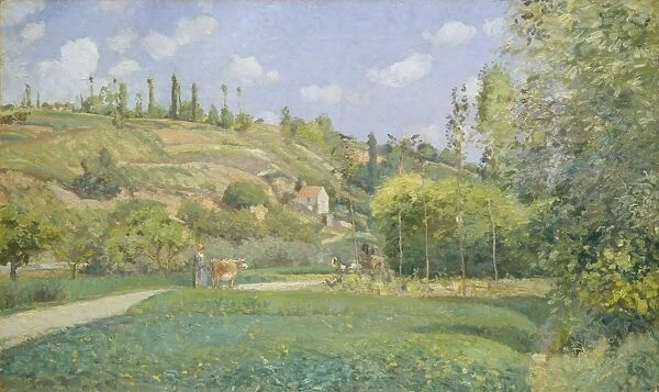 Cowherd Valhermeil Auvers-sur-Oise 1874 Oil canvas