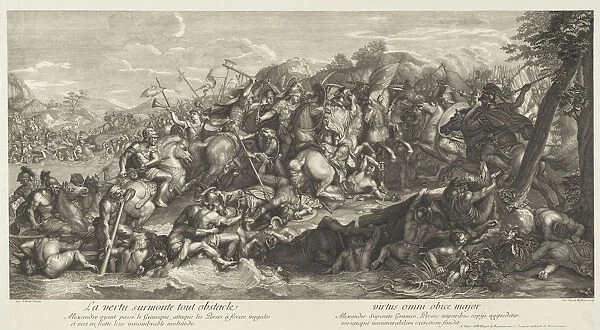 Crossing Granicus Battles Alexander Le Brun Charles