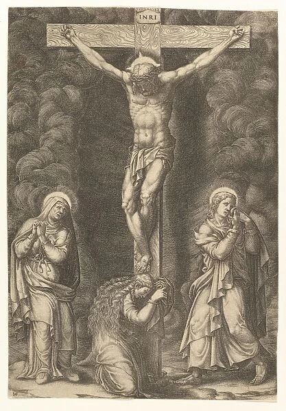 Crucifixion Virgin Magdalen St John late 1570s