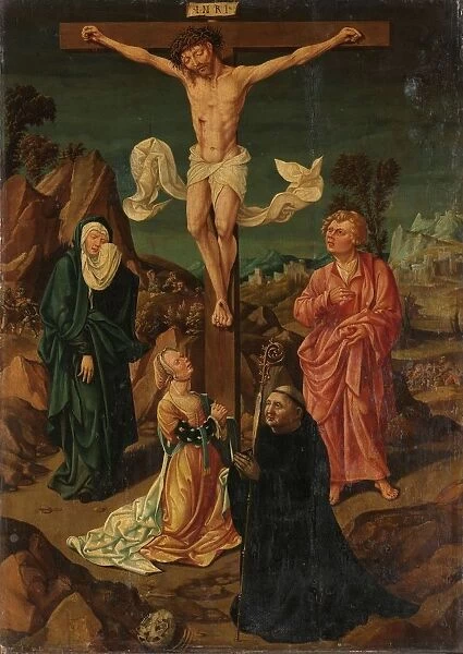 Crucifixion Virgin Saint John Mary Magdalene