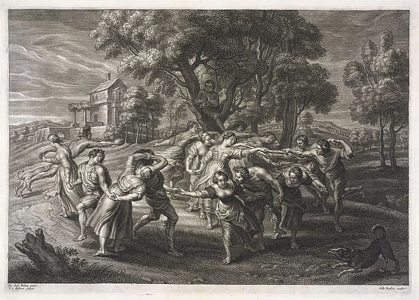 Dance Italian peasants Bolswert Schelte 1586-1659