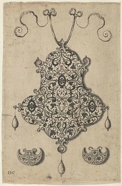 Design Verso Pendant Grapevines Axe-Shaped Ornaments