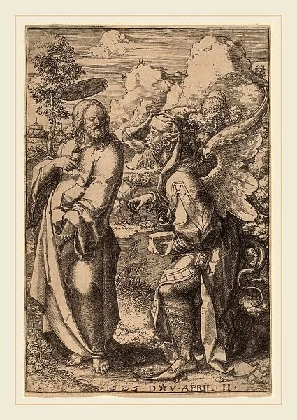 Dirk Jacobsz Vellert (Flemish, active 1511-1544), The Temptation of Christ, 1523