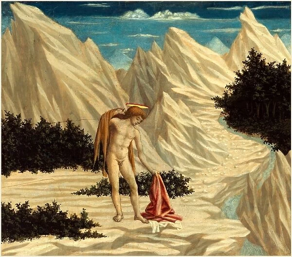 Domenico Veneziano, Italian (c. 1410-1461), Saint John in the Desert, c. 1445-1450