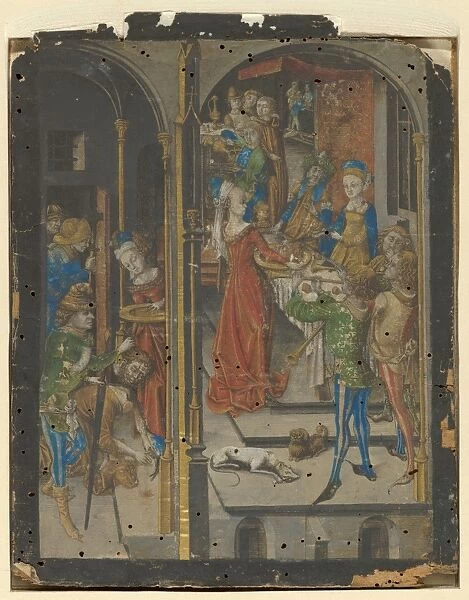 Drawings Prints, Print, Beheading, St. John, Baptist, Artist, Israhel van Meckenem