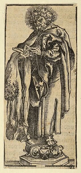 Drawings Prints, Print, Silver, Statuette, St. Bartholomew, Wittenberg Reliquaries