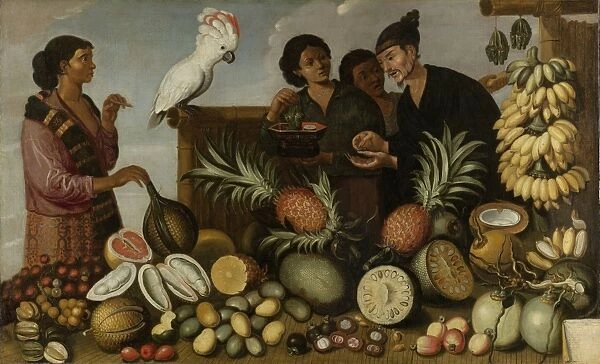 East Indian Market Stall, attributed to Albert Eckhout, 1640 - 1666