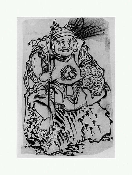 Ebisu God Luck Protector Merchants Edo period