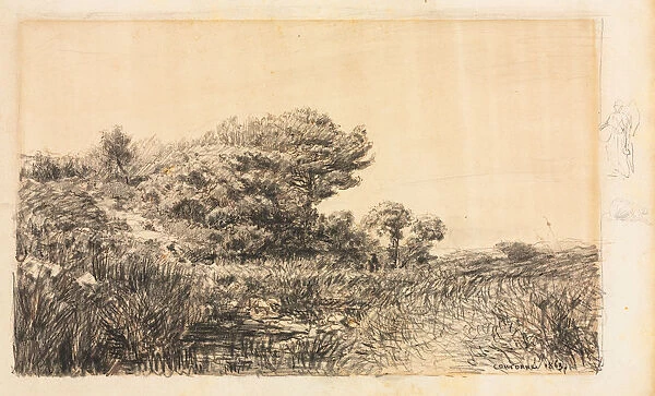 Edge Marsh Couronne 1863 Felix Ziem French