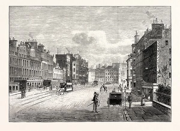 Edinburgh: Leith Walk, from Gayfield Square, Looking South