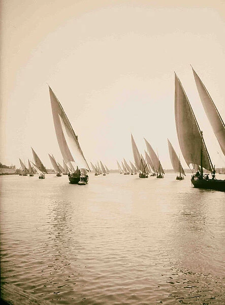 Egyptian views Cairo Masr Fleet native boats