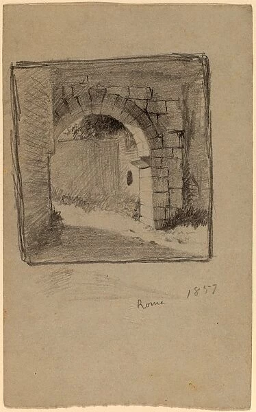 Elihu Vedder, Rome, American, 1836 - 1923, 1857, graphite on wove paper