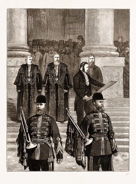 Empress of India: Proclamation of the Queens New Title at the Royal Exchange, 1876