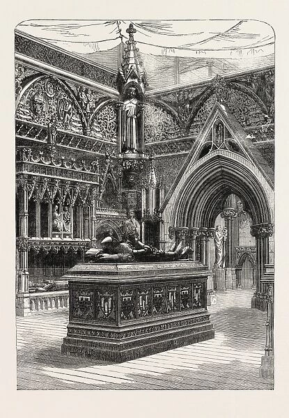 The English Mediaeval Court, at the Crystal Palace, Sydenham, 1854, Uk