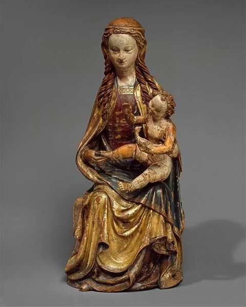 Enthroned Virgin Child ca 1430 Middle Rhine Valley