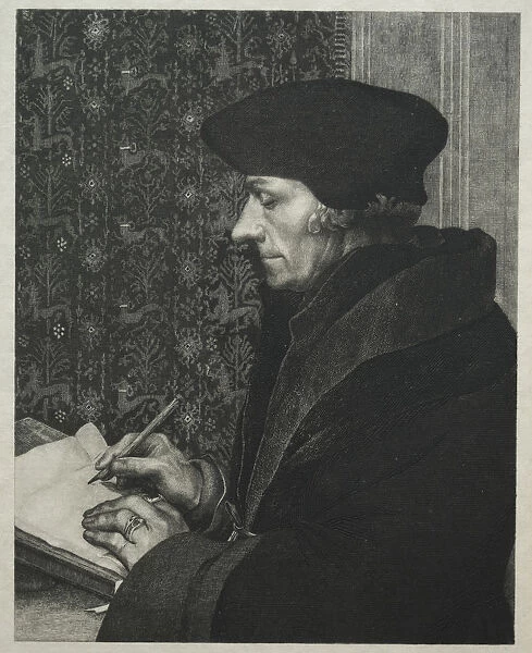 Erasmus Holbein 1863 Felix Bracquemond French