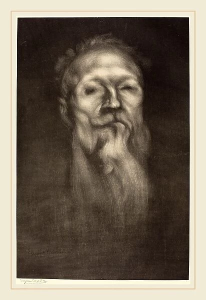 Eugene Carriere (French, 1849-1906), Rodin, 1897, lithograph