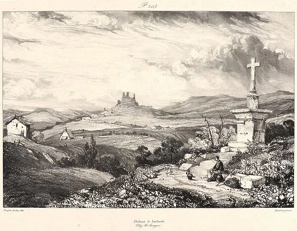 Eugene Isabey (French, 1803 - 1886). Chateau de Larderole, 1832