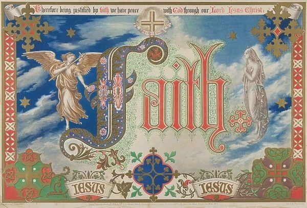 Faith January 1 1864 Color lithograph Sheet 13 11  /  16