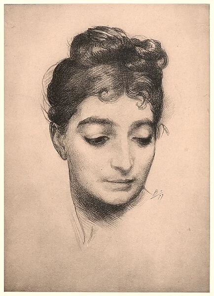 Felix Bracquemond (French, 1833 - 1914). Portrait, 1877