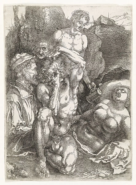 Five figure studies Durer Albrecht 1471-1528