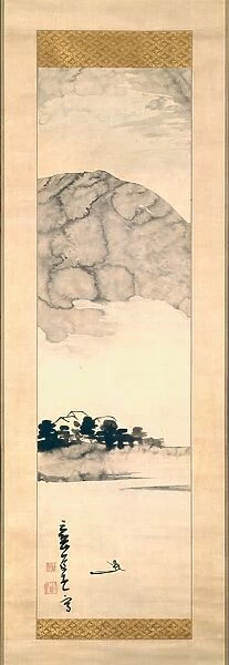 Finger Painting Landscape Edo period 1615-1868