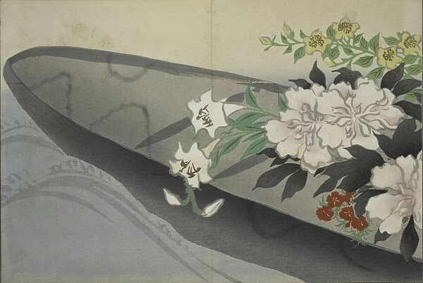 Flower boat. Kamisaka, Sekka, (Artist), Date Issued: 1909, Momoyogusa = Flowers