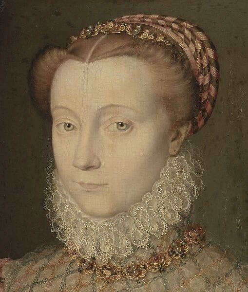 FranAzois Clouet Portrait Woman c. 1560 Oil wood panel