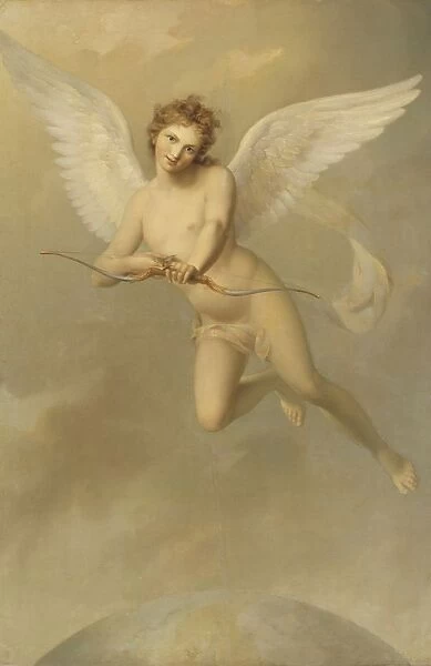 Fredric Westin Cupid Amor painting 1807 oil canvas