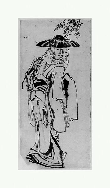Fuji Musume Wisteria Maid Edo period 1615-1868
