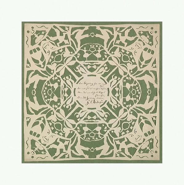 Fully Cut Fairy Tale ca 1864 Paper cutout Sheet