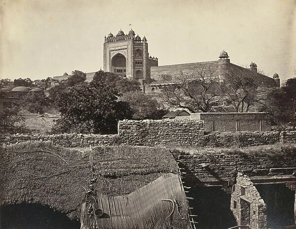 Futtypore Sikri Great Gate Distant View Southeast