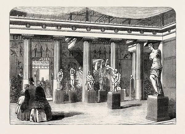 The Greek Court, at the Crystal Palace, Sydenham, 1854, Uk